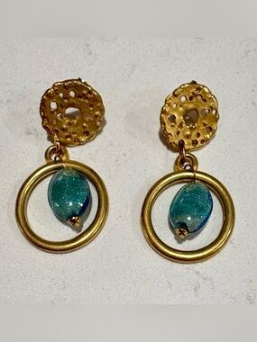 Antica Murrina Nature Dew
Small Earrings, Blue